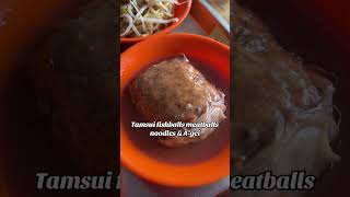 Tamsui delicacies fishballs meatballs & A-gei ya