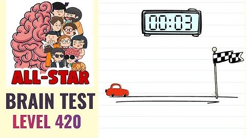 Brain Test All Star Level 420 | Reach the finish line before the timer runs out | Walkthrough