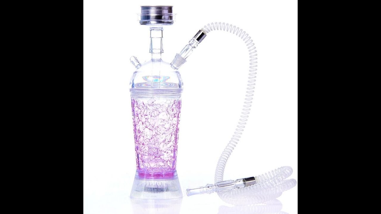 Factory Direct Sale Portable Hookah Cup Set with LED Light and Shisha Accessories Hookah Shisha