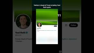 Twitter's Head of Trust & Safety Yoel Roth quits