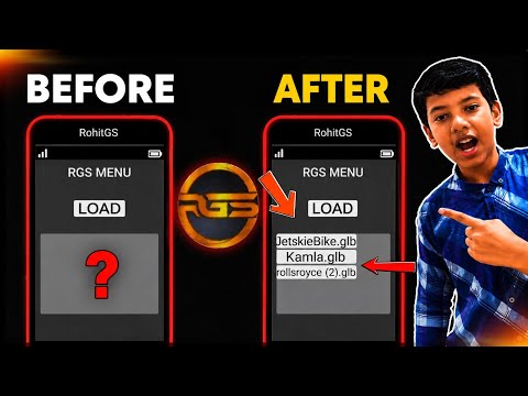 How to LOAD GLB Files in RGS MENU 😱 | Indian Bikes Driving 3D RGS MENU Tutorial |HASHIR MUSHTAQ 1678