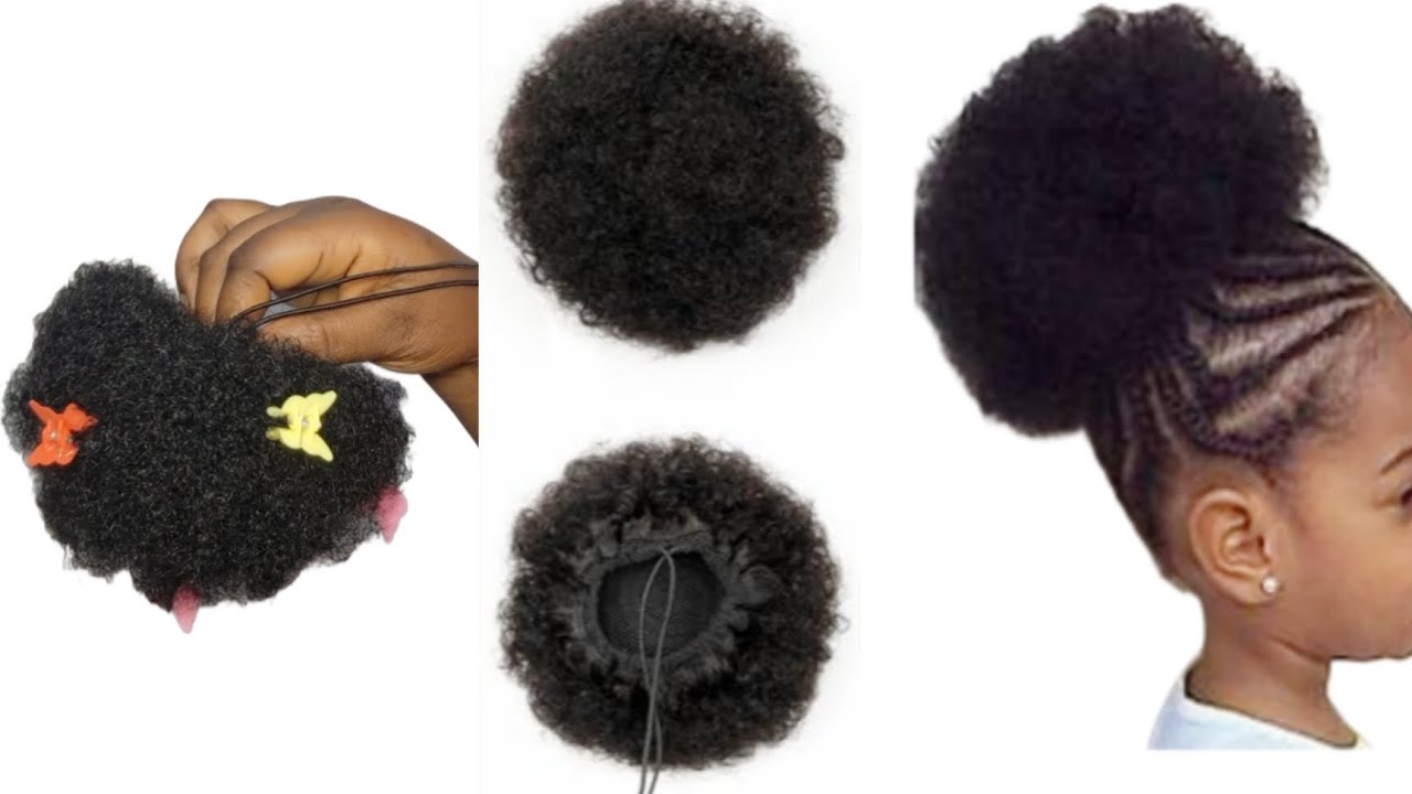 Сделай сам || Как сделать афро-хвост с завязками для взрослых и детей