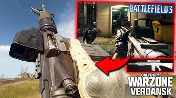 U.S. Marines Loadout - BF3 Blackburn M4A1 & MK11 Mod 0 in Warzone Solos Verdansk Win Gameplay