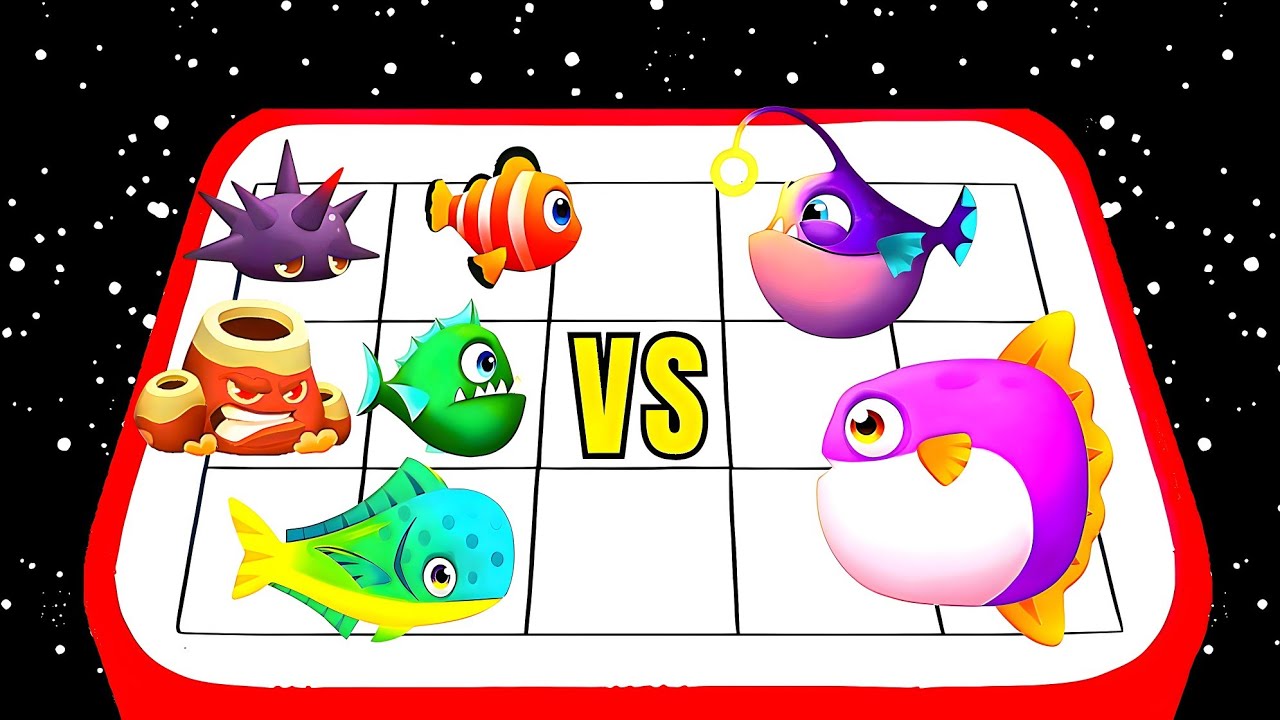 MERGE FISH DEEP SEA WARFARE - Merge Monster Battle, Strategy Gameplay, Part 02