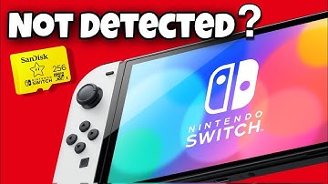 Nintendo Switch SD CARD Reader ERROR: FIX!