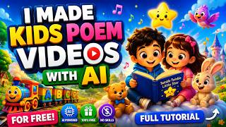 How to Make Viral Kids Poem Videos With AI For FREE— No Skills Needed! screenshot 3