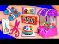 31 EASY MINIATURE CRAFTS IDEAS FOR DOLLHOUSE BARBIE ~ Pop It Animal Machine, Nike Sandals and more!