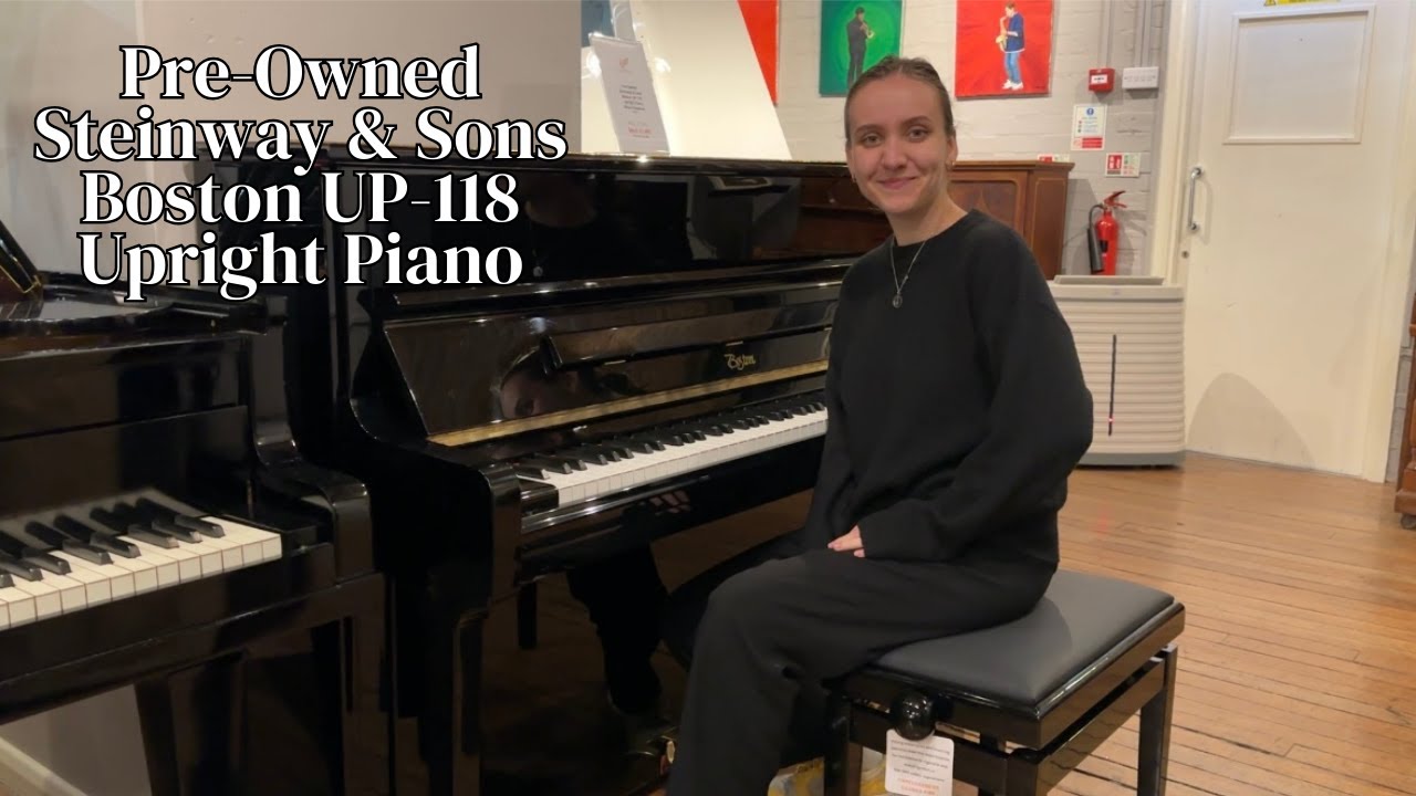 Pre-Owned Steinway & Sons Boston UP-118 Upright Piano | Review & Demo | Sherwood Phoenix