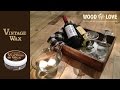 【HOW TO】『VINTAGE WAX』の使用方法2　パイン集成材のアンティーク風塗装【ワックス】How to use Antique paint of pine laminated timber