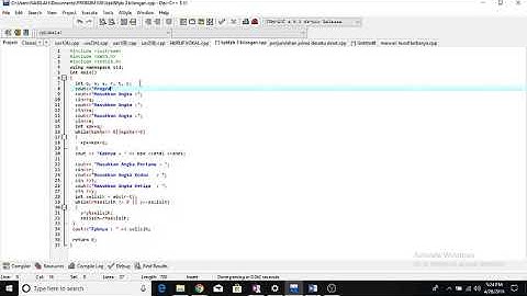 Program KPK dan FPB dari 3 Bilangan (C++)