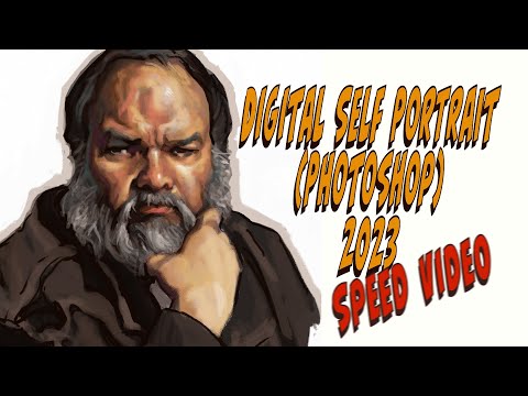 Photoshop Self Portrait Speed Video