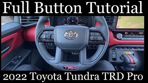 2022 Toyota Tundra TRD Pro - (FULL Button Tutorial)