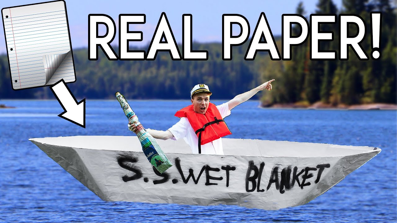 How Far Can I Sail in a Paper Boat?