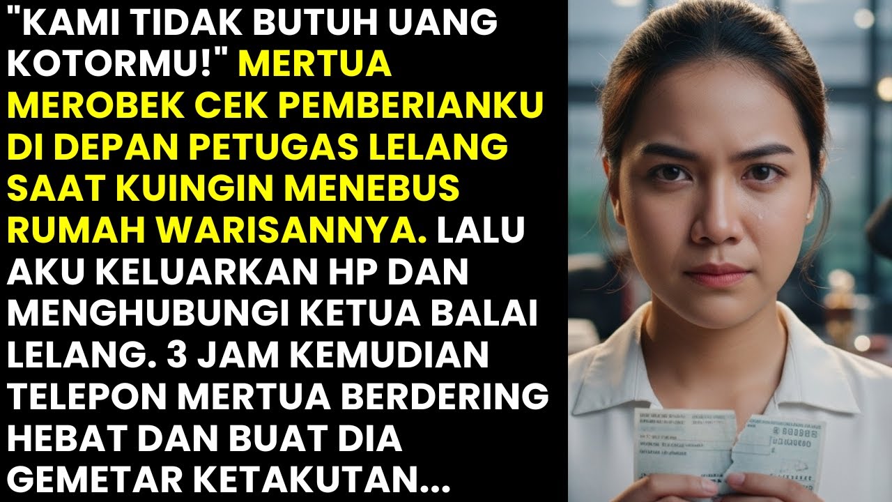 MERTUA MENGHINAKU SAAT INGIN MEMBANTU MENEBUS RUMAH - TAPI 3 JAM KEMUDIAN DIA KETAKUTAN KARENA...