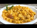 I have never eaten such delicious pasta! Roman recipe, quick and easy!