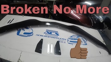 Corvette front splitter. Thank you ACS Composites!