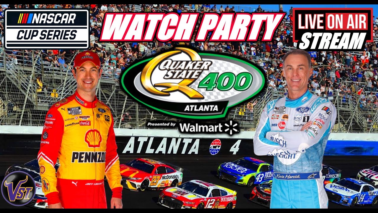 NASCAR Cup Series LIVE 🏁 Quaker State 400 Atlanta Motor Speedway WATCH PARTY #NASCAR #LIVE