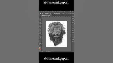 Chalk effect in Photoshop ⁣
