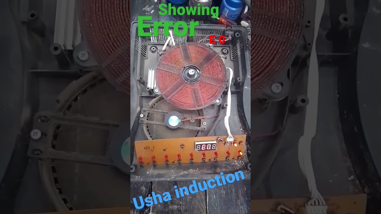 Usha Induction Showing Error E 0 Solution Repair