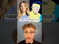 FUNNIEST TV EPISODE TITLES OF ALL TIME!
