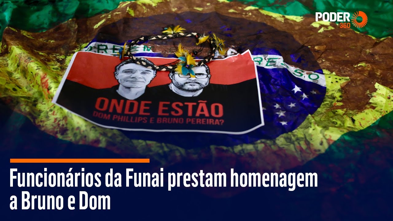 Funcionários da Funai prestam homenagem a Bruno e Dom