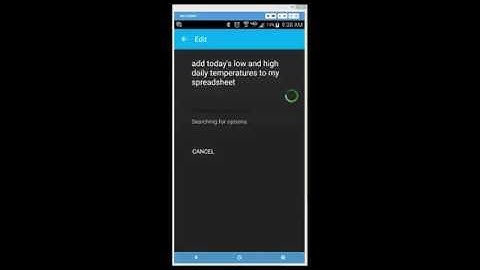 Conditional Action Programmer demo