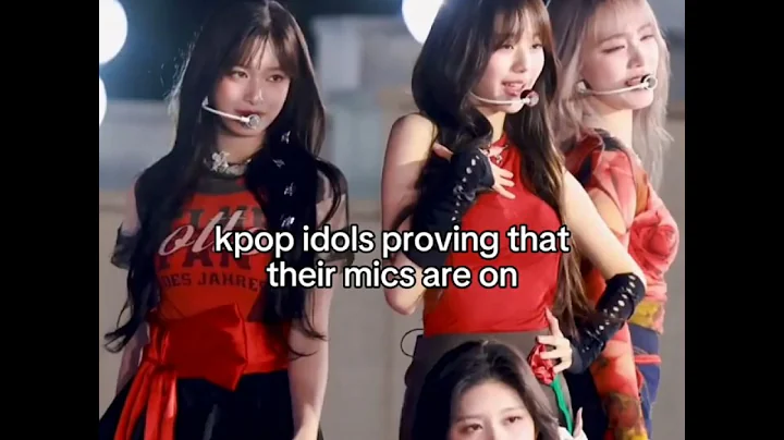 Kpop idols proving that their mics are on ✨️ #kpop #ive #illit #stayc #aespa #twice #newjeans #fyp