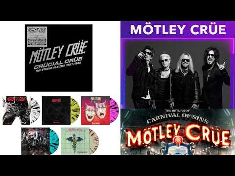 MÖTLEY CRÜE to release 'Crücial Crüe 1981-1989' Limited-Edition Picture Disc Box Set - details