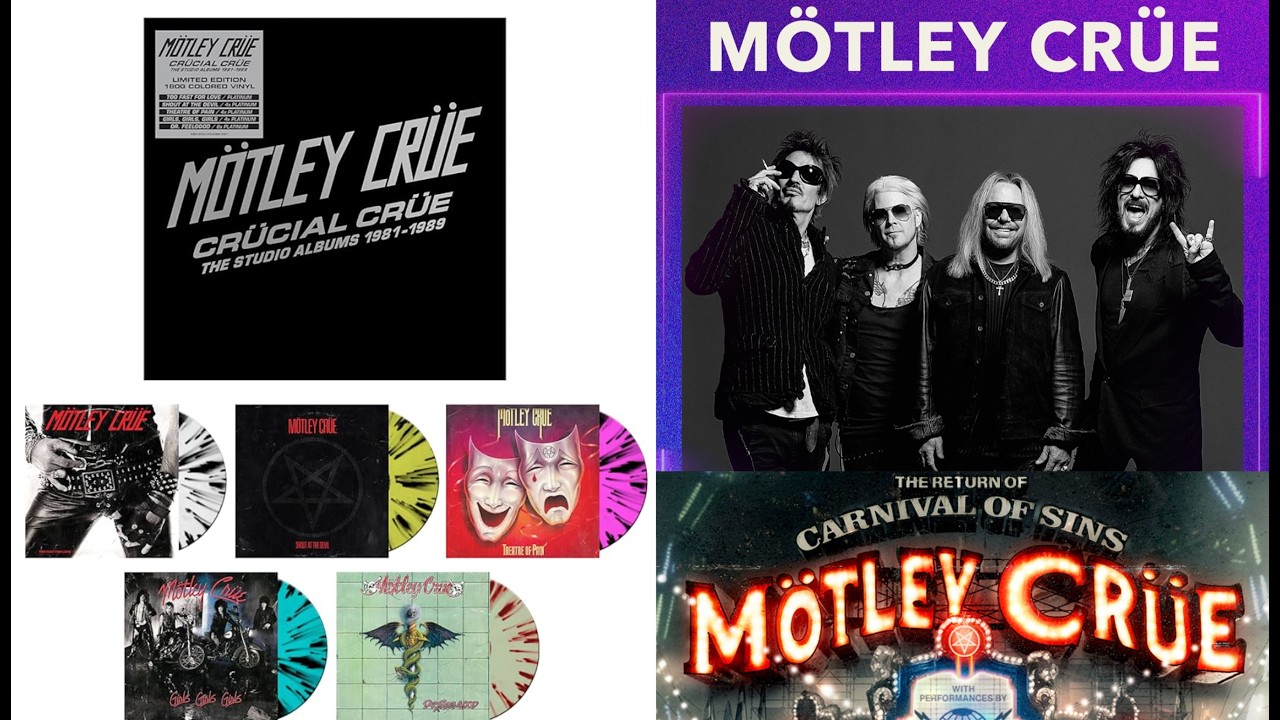MÖTLEY CRÜE to release 'Crücial Crüe 1981-1989' Limited-Edition