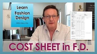 What Is A Cost Sheet In Fashion Design ~ Preparing A Cost Sheet ~ Learn Fashion Design Online