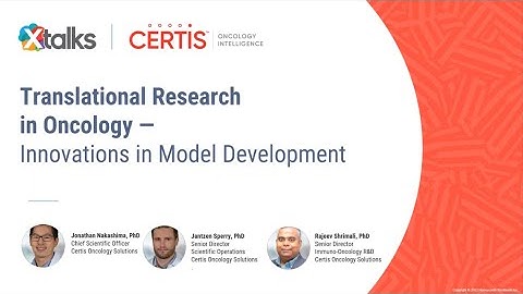 Translational Research in Oncology — Certis Innovations in Model Development