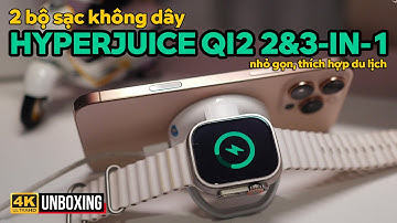 HAI BỘ SẠC KHÔNG DÂY HYPERJUICE QI2 2-IN-1 & 3-IN-1 RẤT GỌN ĐẸP DÀNH CHO DU LỊCH