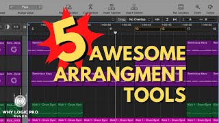 5 Awesome Tools in Logic For Arranging Your Songs