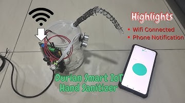Tutorial: IoT Smart Hand Sanitizer with Blynk Notification, Arduino UNO, Durian UNO, Stem, RBT