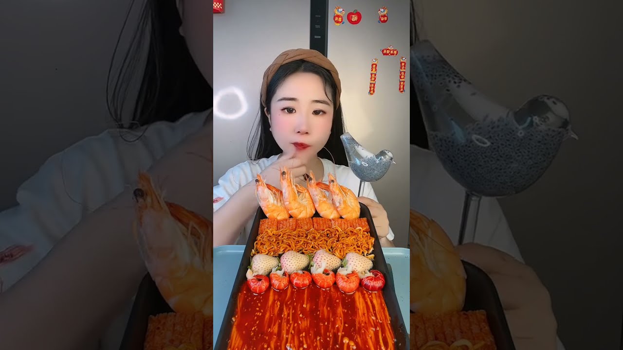 Chinese Food Girl Video Mukbang Shorts