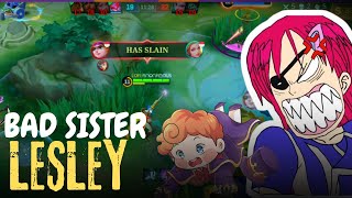 Harley Pissed off his Sister 😅 ~ Mobile Legends Lesley