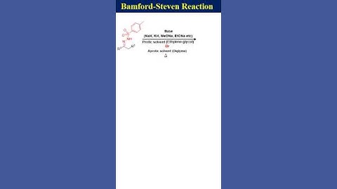 Bamford-Stevens Reaction