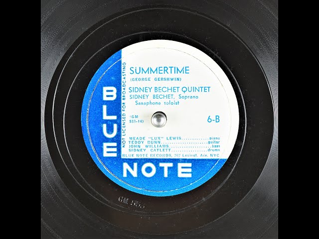 Summertime - Sidney Bechet - 1939 - YouTube