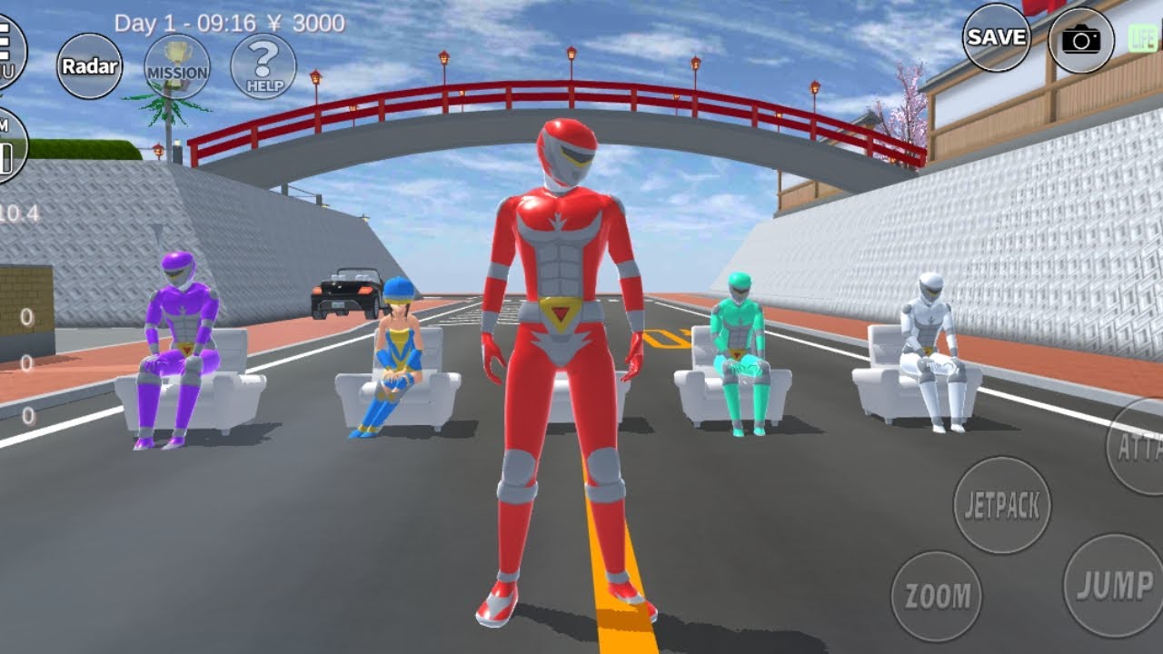 HOW TO PLAY SAKURA POWER RANGERS DEFEAT YAKUZA HIMAWARI Part5 😱 || TUTORIAL SAKURA SCHOOL SIMULATOR