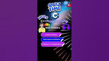 C++Programming #c++programming#computerscience #c++tutorials#c++forbeginners #c++#mcqs #pointers