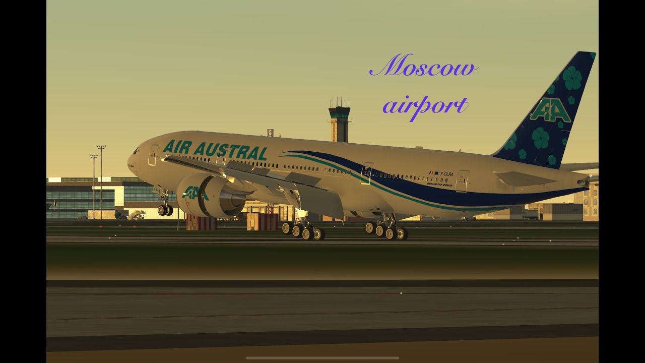 MOSCOW AIRPORT PLAN SPOTING,