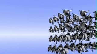 LightWave Flocking test