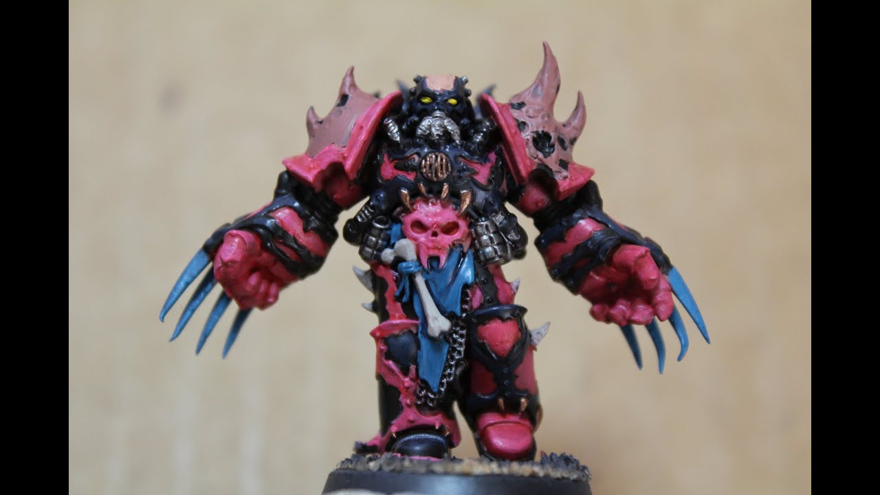 How to Paint Emperor's Children Chaos Space Marine Part 2