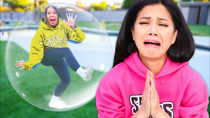 Spending 24 Hours in a BUBBLE - Vy Pranks Regina t...