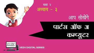 PARTS OF A COMPUTER class 2 chapter 3 (HINDI)