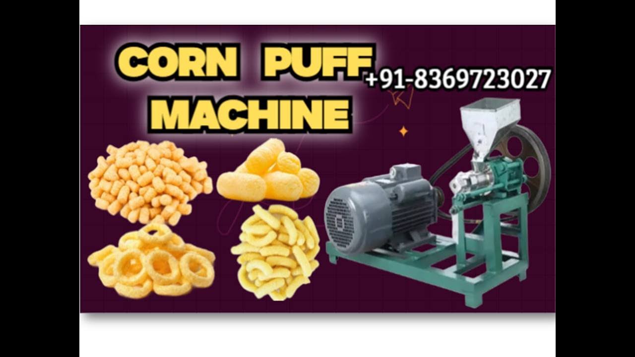 CORN PUFF MACHINE #CHEESEBALLS Puff Machine +91-8369723027