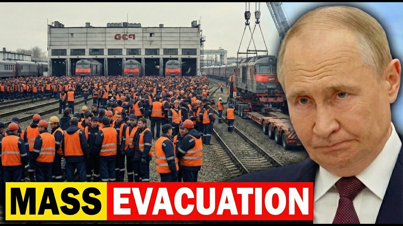 Russian Railways Faces Mass Evacuation: 700,000 Workers Turn on Putin as Biggest Industry IMPLODES
