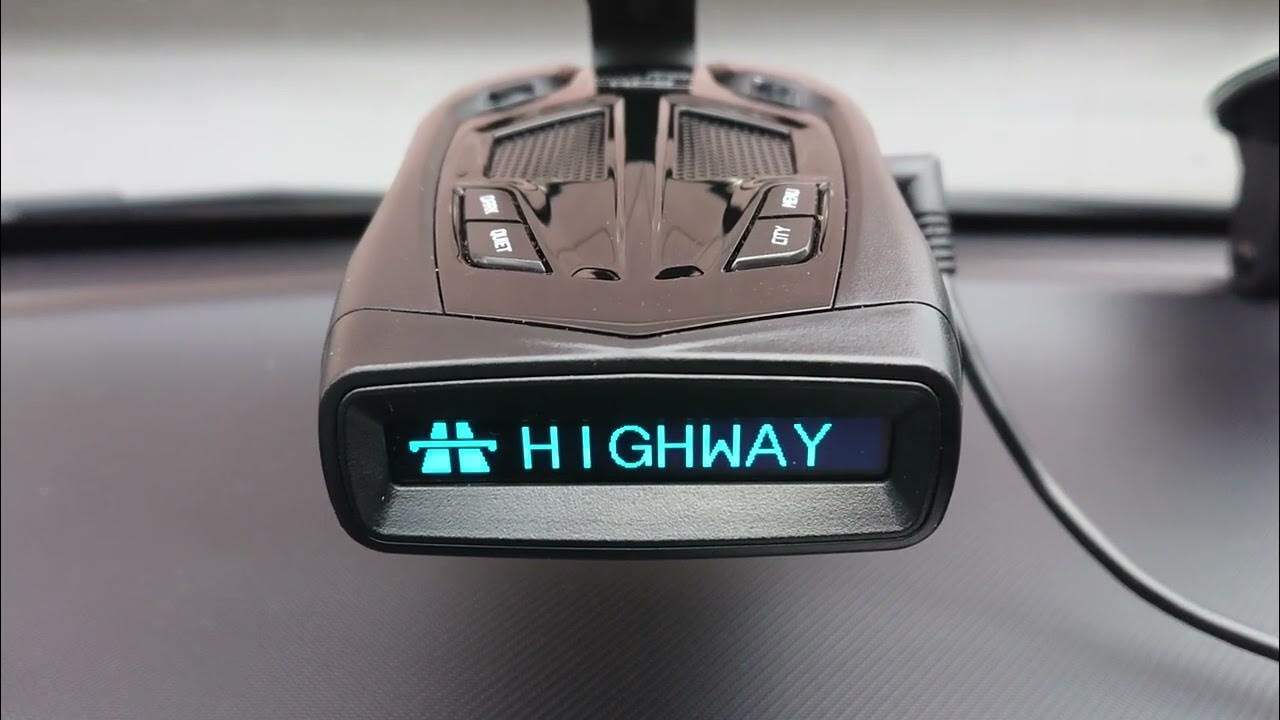 Whistler Radar Detector Model GT468GXi w/ firmware version 1.1A, self