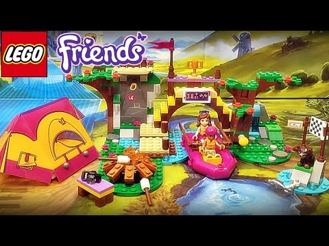 레고 프렌즈 캠프 래프팅 41121 캠핑장 조립 리뷰 Lego Friends Adventure Camp Rafting