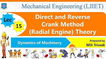 L 15 Direct and Reverse Crank Method (Radial Engine) Theory | Balancing| Dynamics of Machinery |